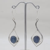 Kyanite Silver Earrings