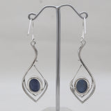 Kyanite Silver Earrings