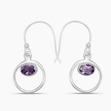 925 Sterling Silver Ethiopian Opal Earrings