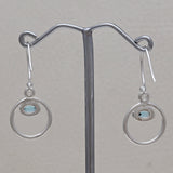 925 Starling Silver Ethiopian Opal Earring