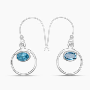 925 Sterling Silver Ethiopian Opal Earrings