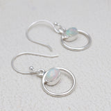 925 Starling Silver Ethiopian Opal Earring