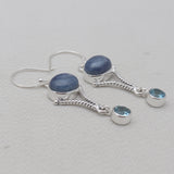 Turquoise Spiny Oyster Silver Designer Earrings