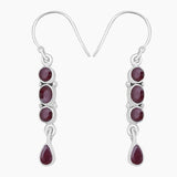 Blue Topaz Silver Earrings