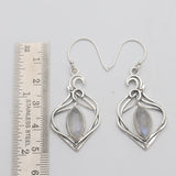 925 Silver Dendritic Opal Earring