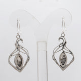 925 Silver Dendritic Opal Earring