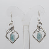 925 Silver Dendritic Opal Earring