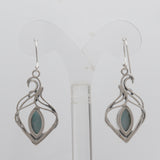 925 Silver Dendritic Opal Earring