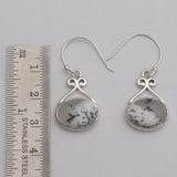 925 Silver Dendritic Opal Earring