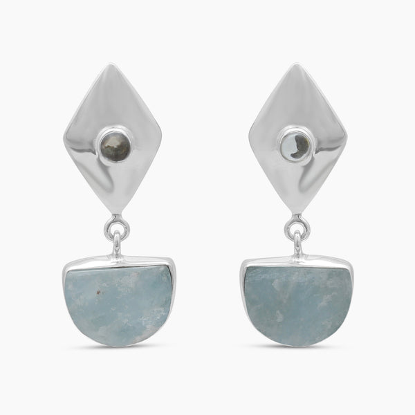 Amethyst Silver Earrings