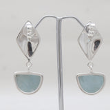 Amethyst Silver Earrings