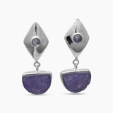 Amethyst Silver Earrings