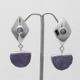 Amethyst Silver Earrings