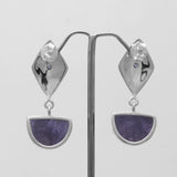 Amethyst Silver Earrings