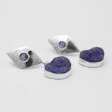 Amethyst Silver Earrings