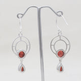 925 Sterling Silver Blue Topaz Earrings