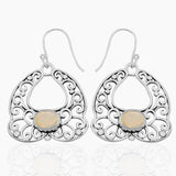 Ethiopian Opal Silver Earrings