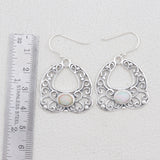 Ethiopian Opal Silver Earring