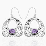 Ethiopian Opal Silver Earrings