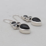 Labradorite & Mystic Quartz Silver Earrings