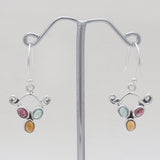 925 Sterling Silver Garnet Earrings