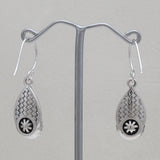 925 Silver Black Onyx Earring