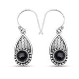 925 Silver Black Onyx Earring