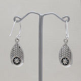 925 Silver Black Onyx Earring