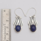 Black Onyx Silver Earrings