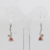 925 Silver Garnet Earring