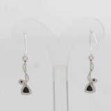 925 Silver Garnet Earring