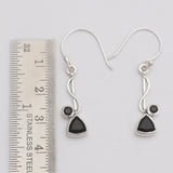 925 Silver Garnet Earring