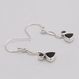 925 Silver Garnet Earring