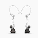 925 Silver Garnet Earrings
