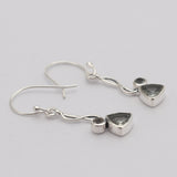 925 Silver Garnet Earring