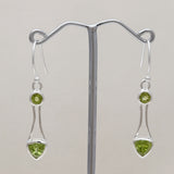 925 Starling Silver Peridot Earring