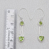 925 Starling Silver Peridot Earring