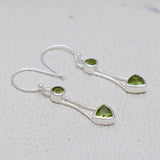 925 Starling Silver Peridot Earring