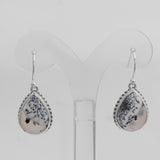 925 Silver Dendritic Opal Earring