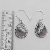 925 Silver Dendritic Opal Earring