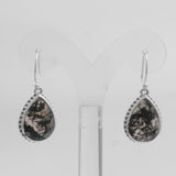 925 Silver Dendritic Opal Earring