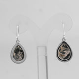 925 Silver Dendritic Opal Earring