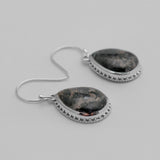 925 Silver Dendritic Opal Earring