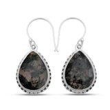 925 Silver Dendritic Opal Earring