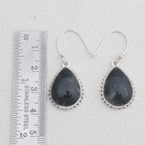 925 Sterling Silver Moss Agate Earrings