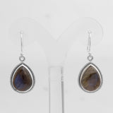 Tiger Eye Silver Earrings