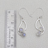 925 Silver Blue Topaz Earring