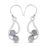 925 Silver Blue Topaz Earring