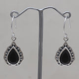 Green Amethyst Silver Earring