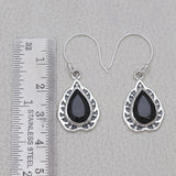 Green Amethyst Silver Earring